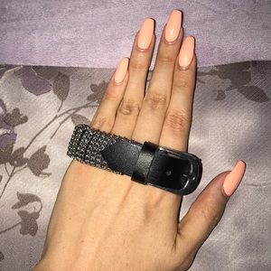 Silver chain bracelet